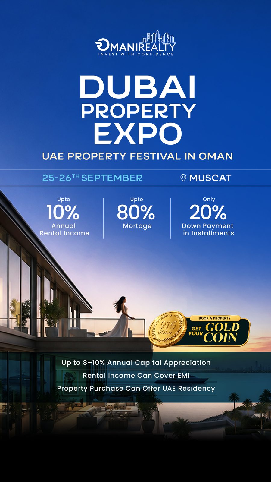 Dubai Property Expo — UAE Property Festival in Oman, 25–26 September 2026, Muscat